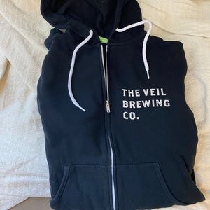 The Veil Brewing Zip Up Hoodie